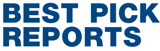 Best Pick Reports logo in bold blue text on a white background in Rockville
