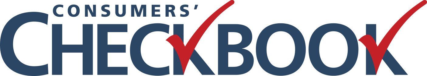 Consumers' Checkbook logo with blue text and red check mark in Rockville