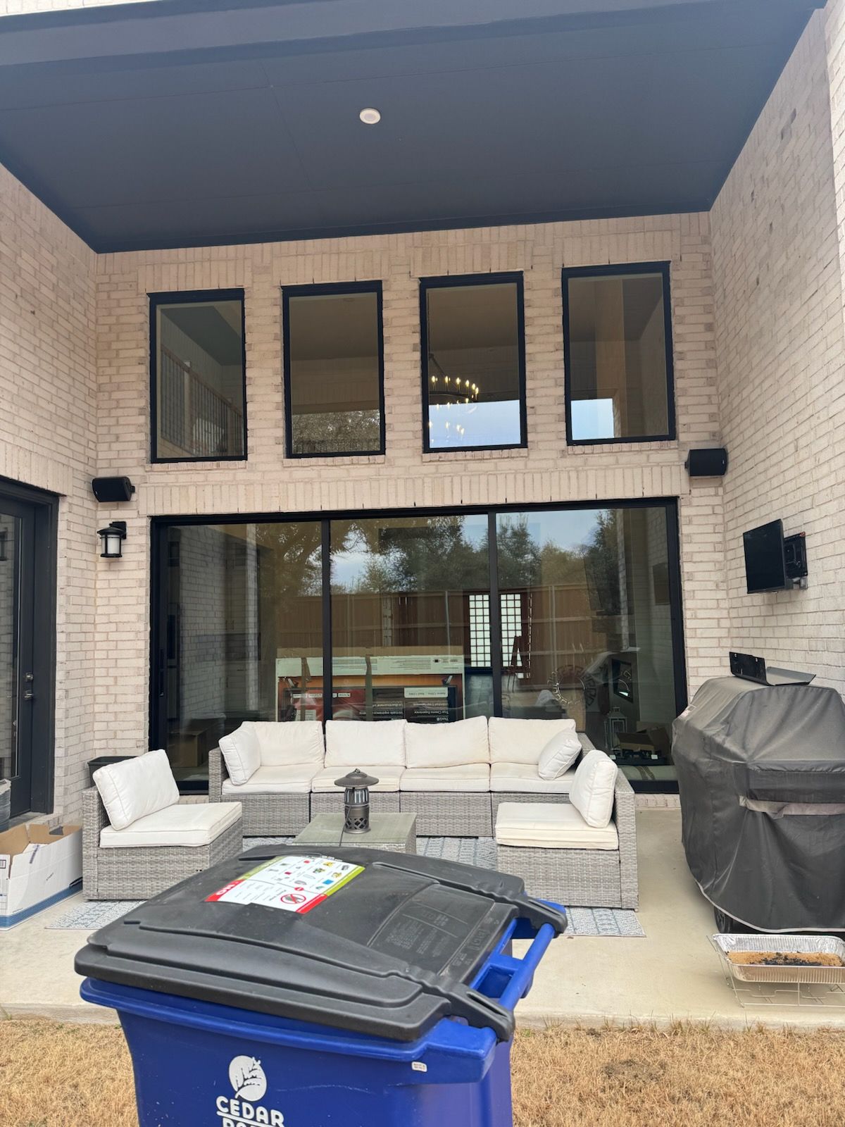 Surround Sound on a covered outdoor patio