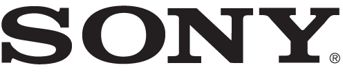 Black SONY logo text on a white background