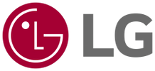 LG logo in red and gray on a white background