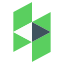 A houzz logo with a green arrow on a white background.