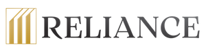 A logo for reliance design build renovate