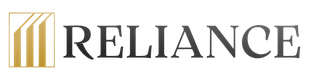 A logo for reliance design build renovate