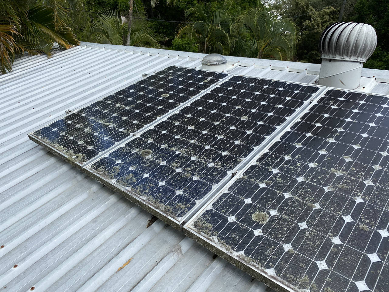 Solar Panels Damaged