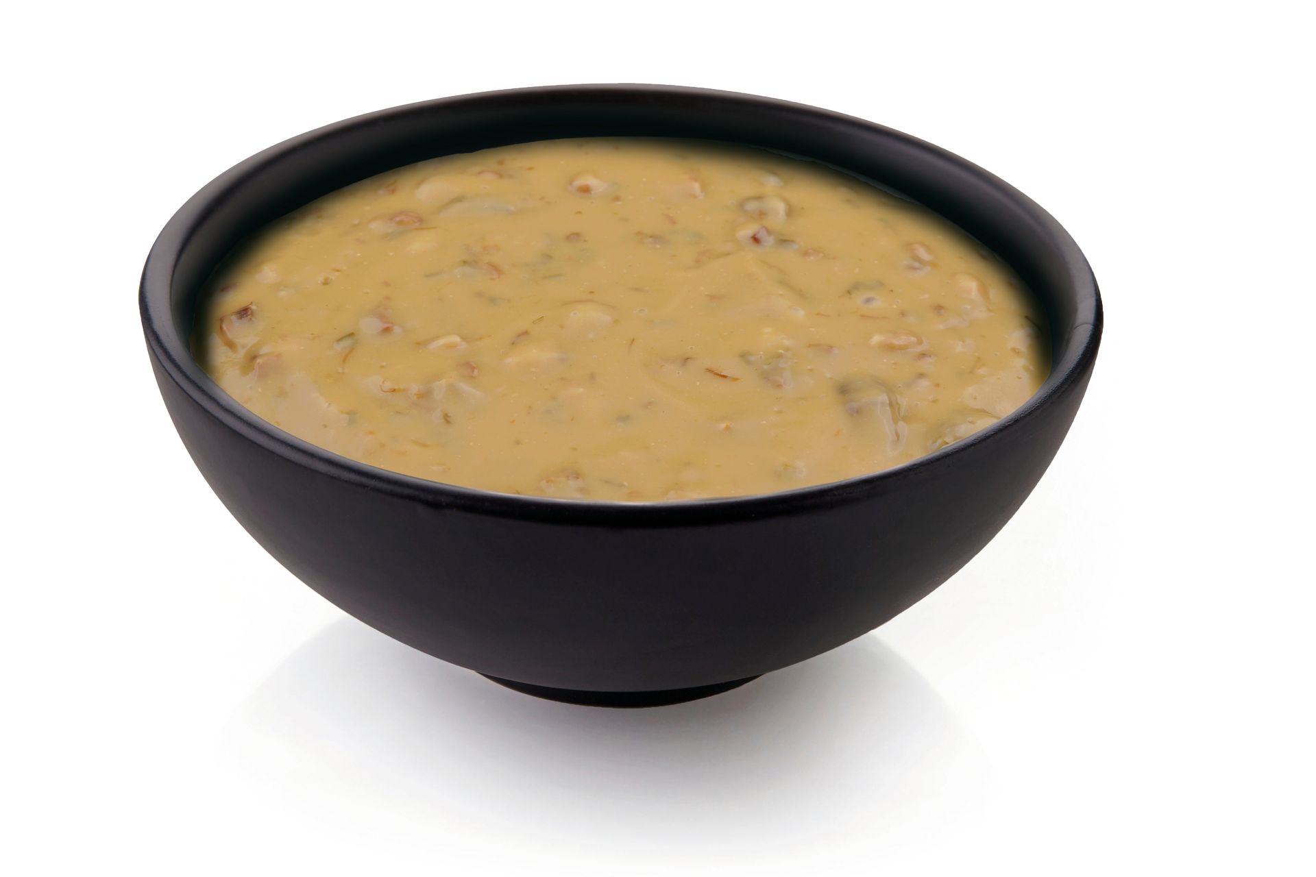 Forestiere sauce in black bowl