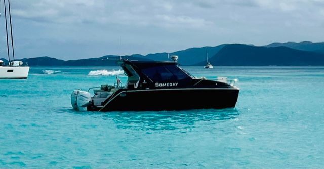 Beautiful view of ocean with boats