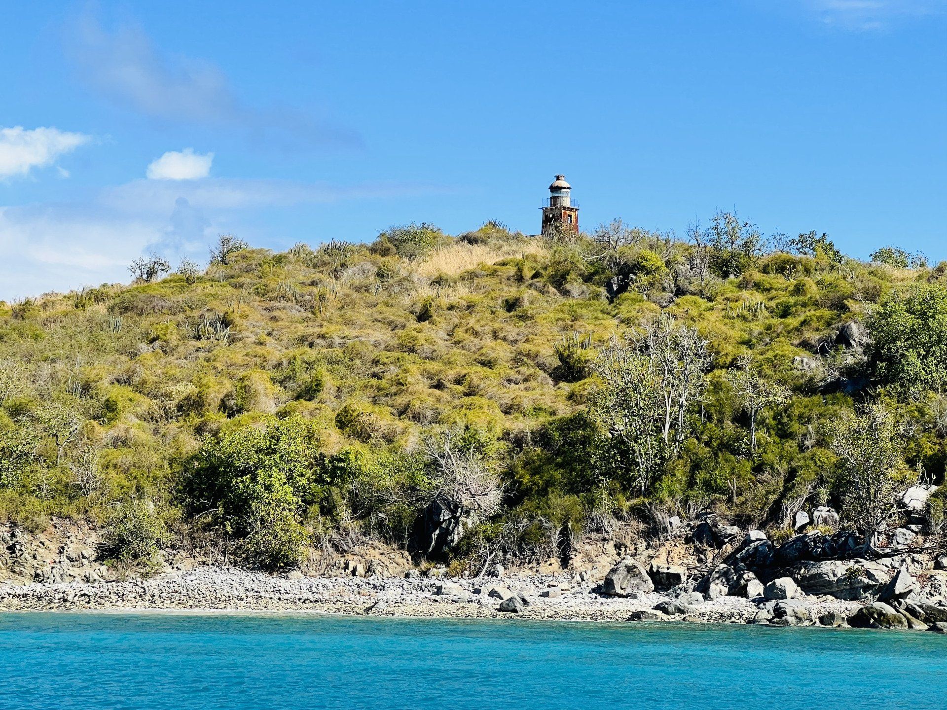 Light house in the island