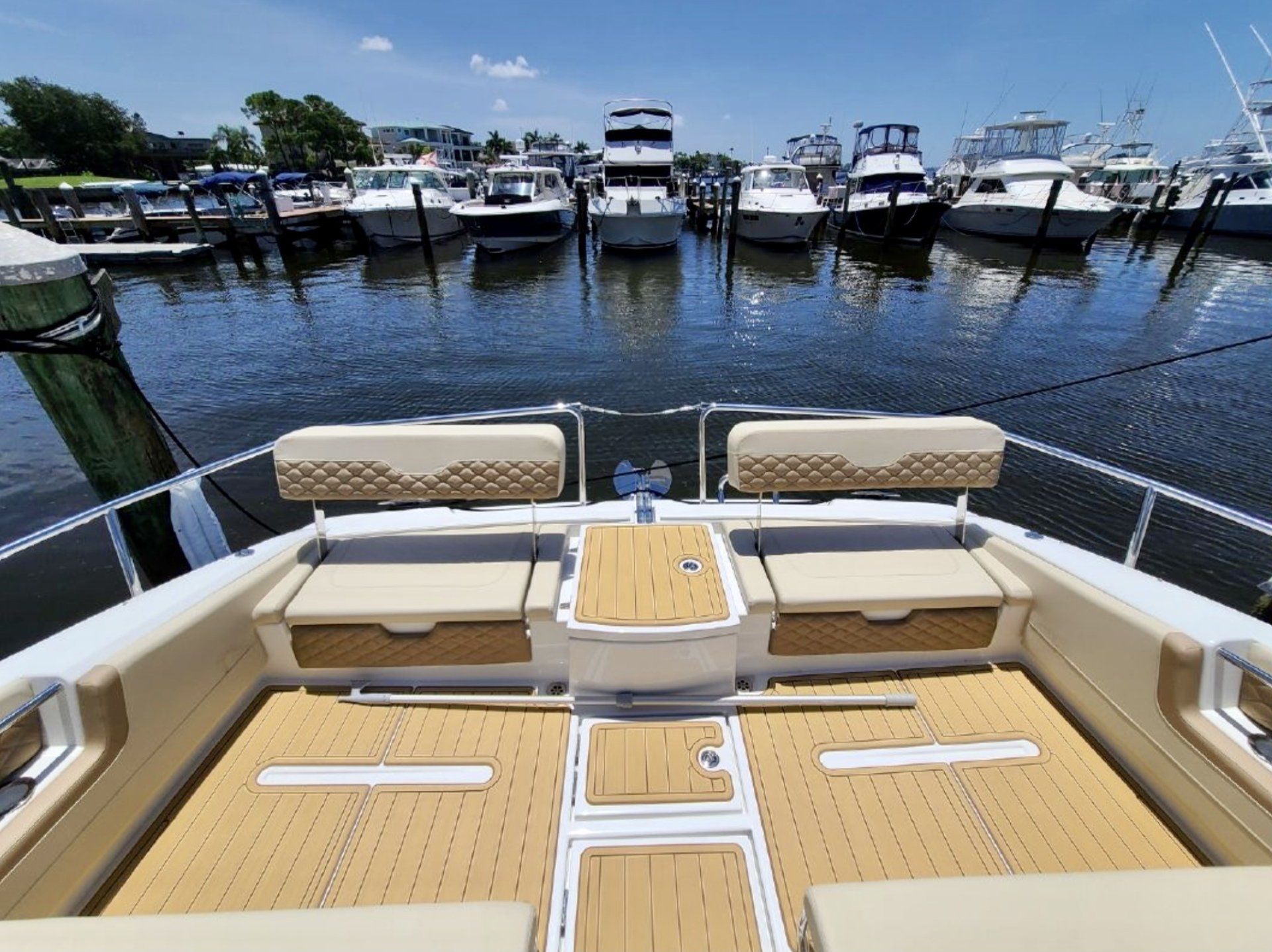 Stock boat bow