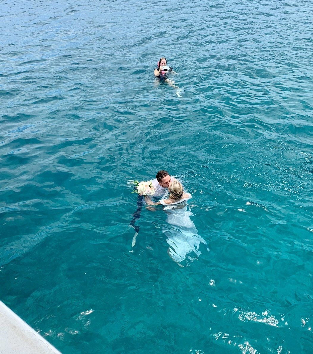 Inside view of a sailboat