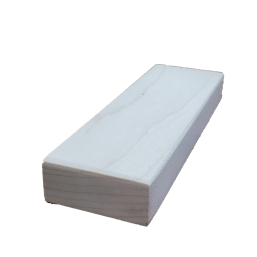 a white mattress is sitting on a white surface .