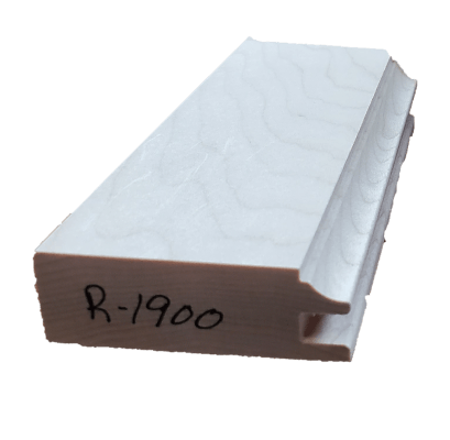 a white piece of wood with r-1900 written on it