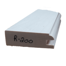 a white piece of plastic with the number r-200 written on it .