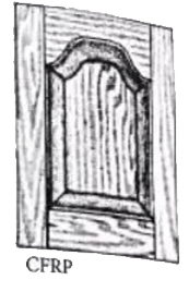 a black and white drawing of a wooden door .