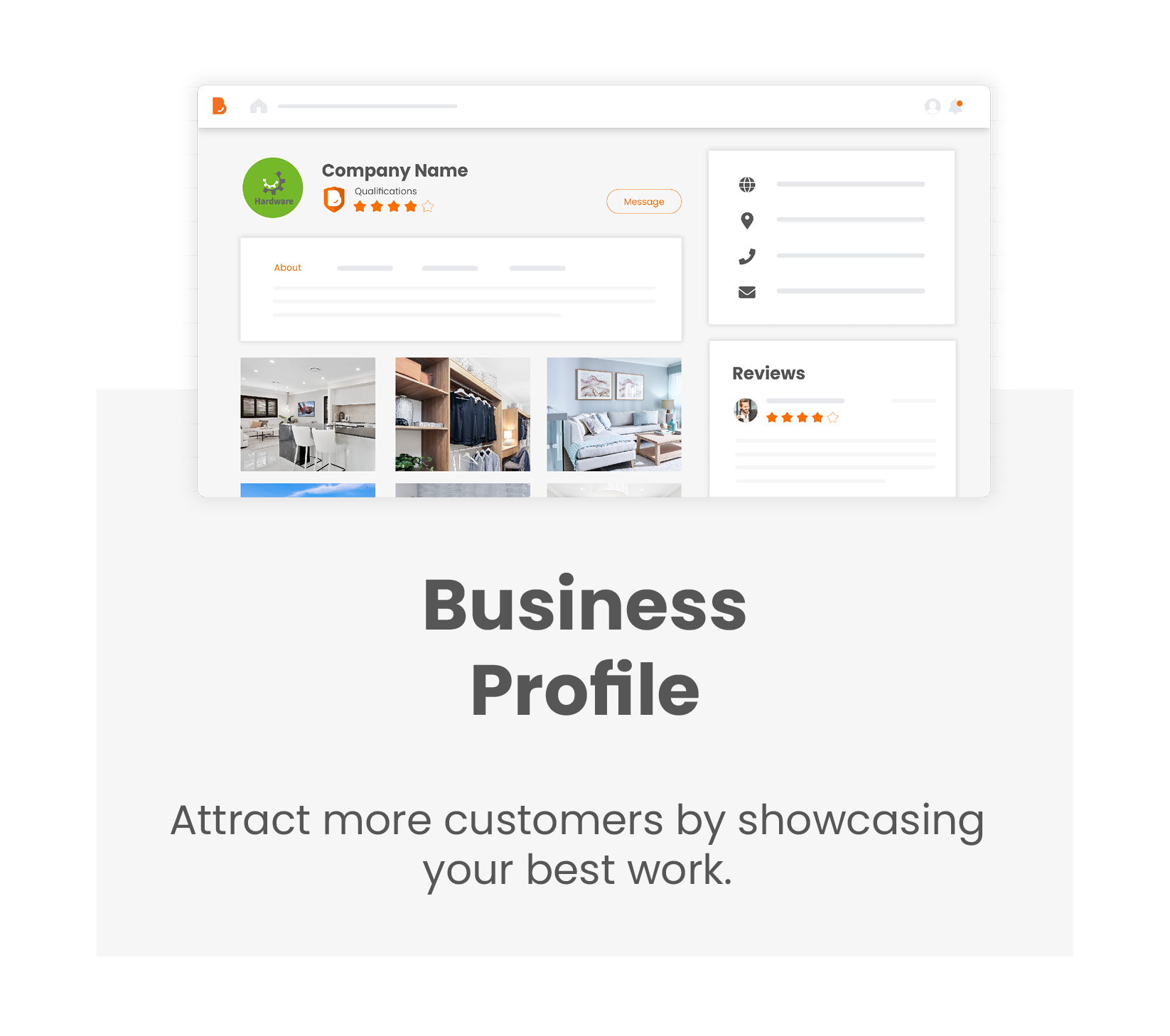 Pricing with Build Buddy Pro - Business profile.