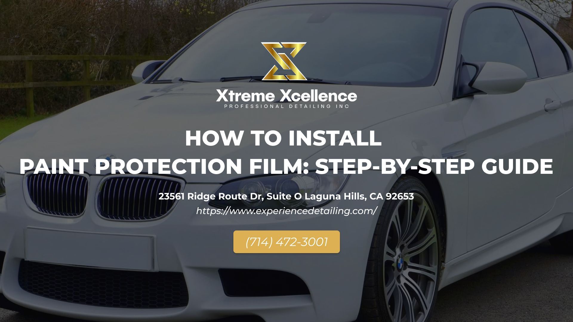 How To Install Paint Protection Film: Step-By-Step Guide