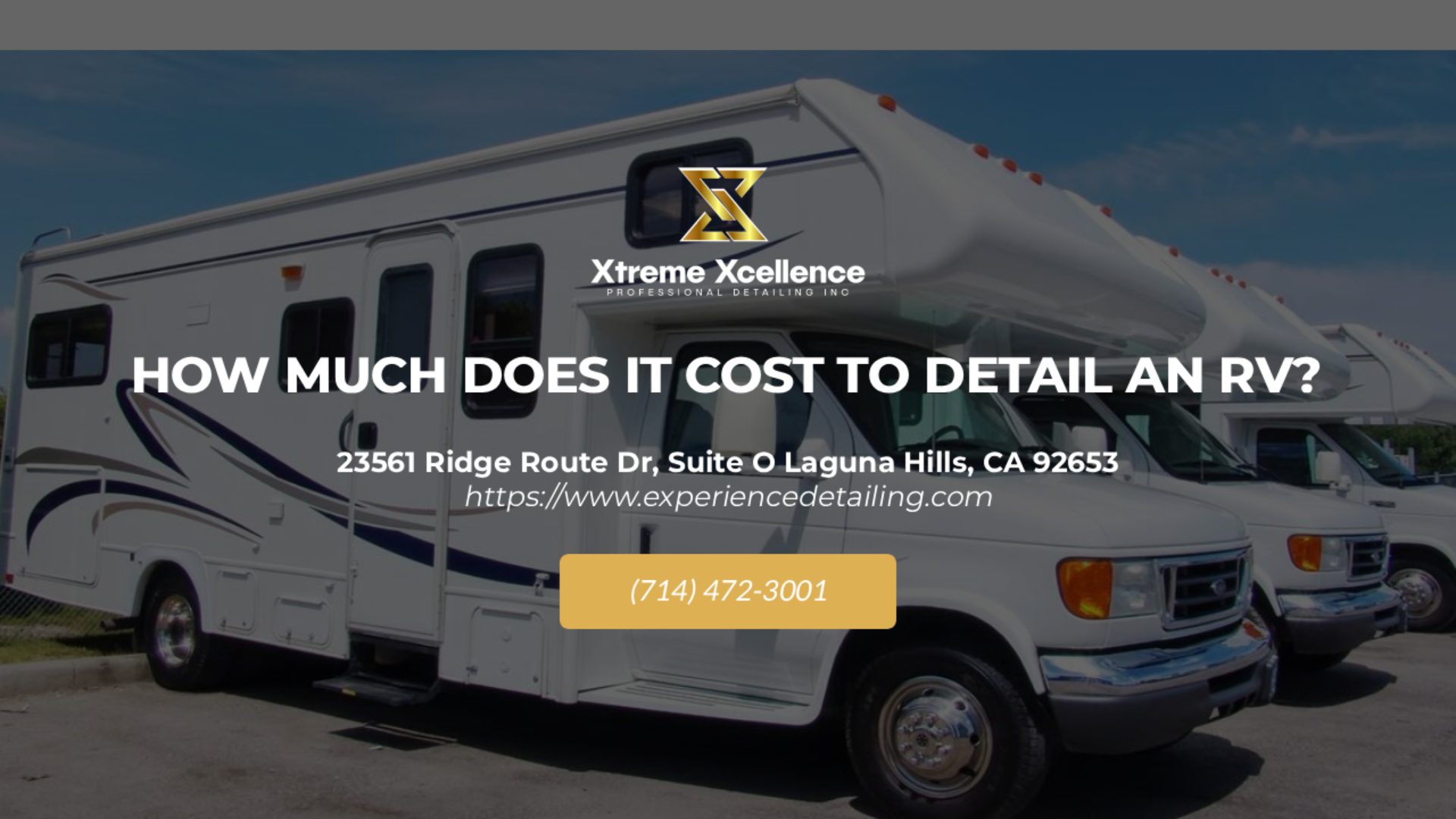 How Much Does It Cost to Detail an RV?