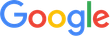 A colorful google logo on a white background