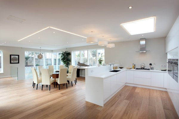 large white kitchen