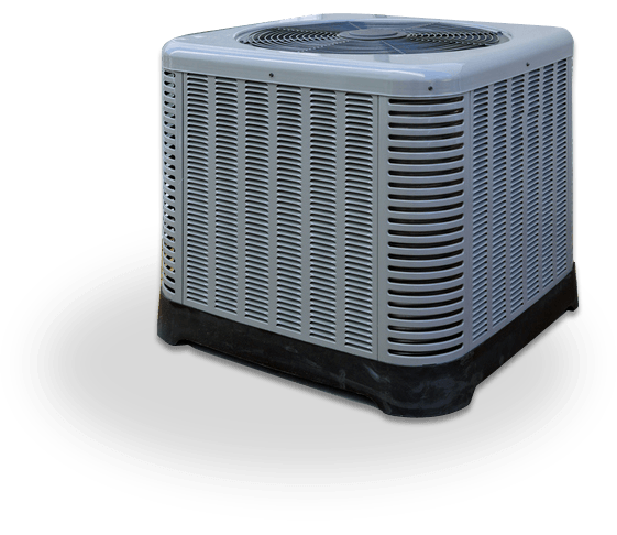 Air conditioning system outside installation on of the house