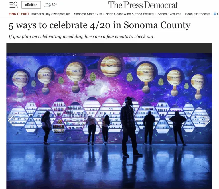 Article in The Press Democrat: 