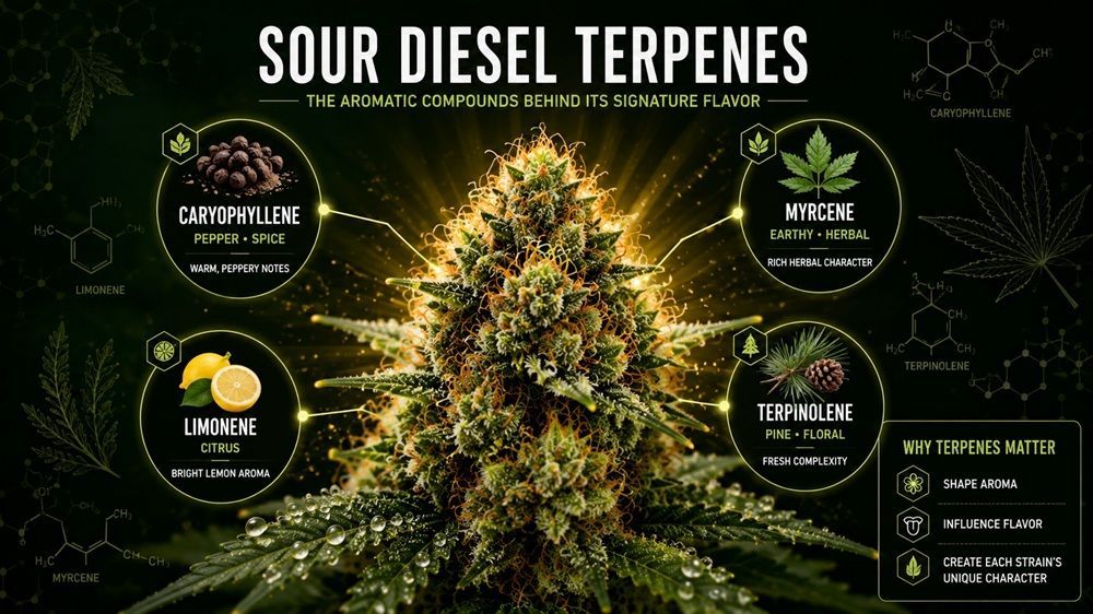 Sour Diesel Terpenes Profile