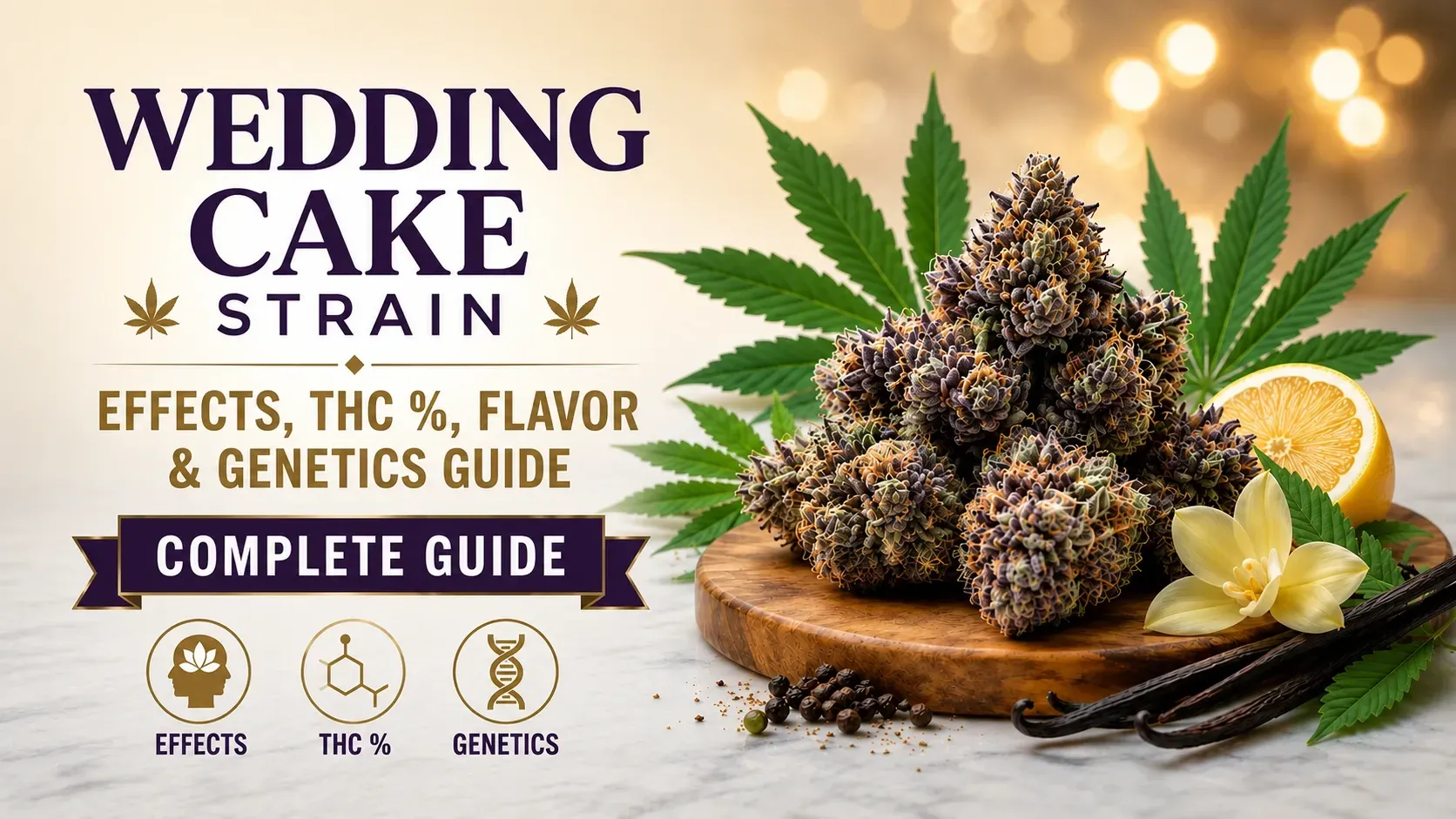 Wedding Cake Strain: Effects, THC Percentage, Flavor, Genetics & Complete Guide