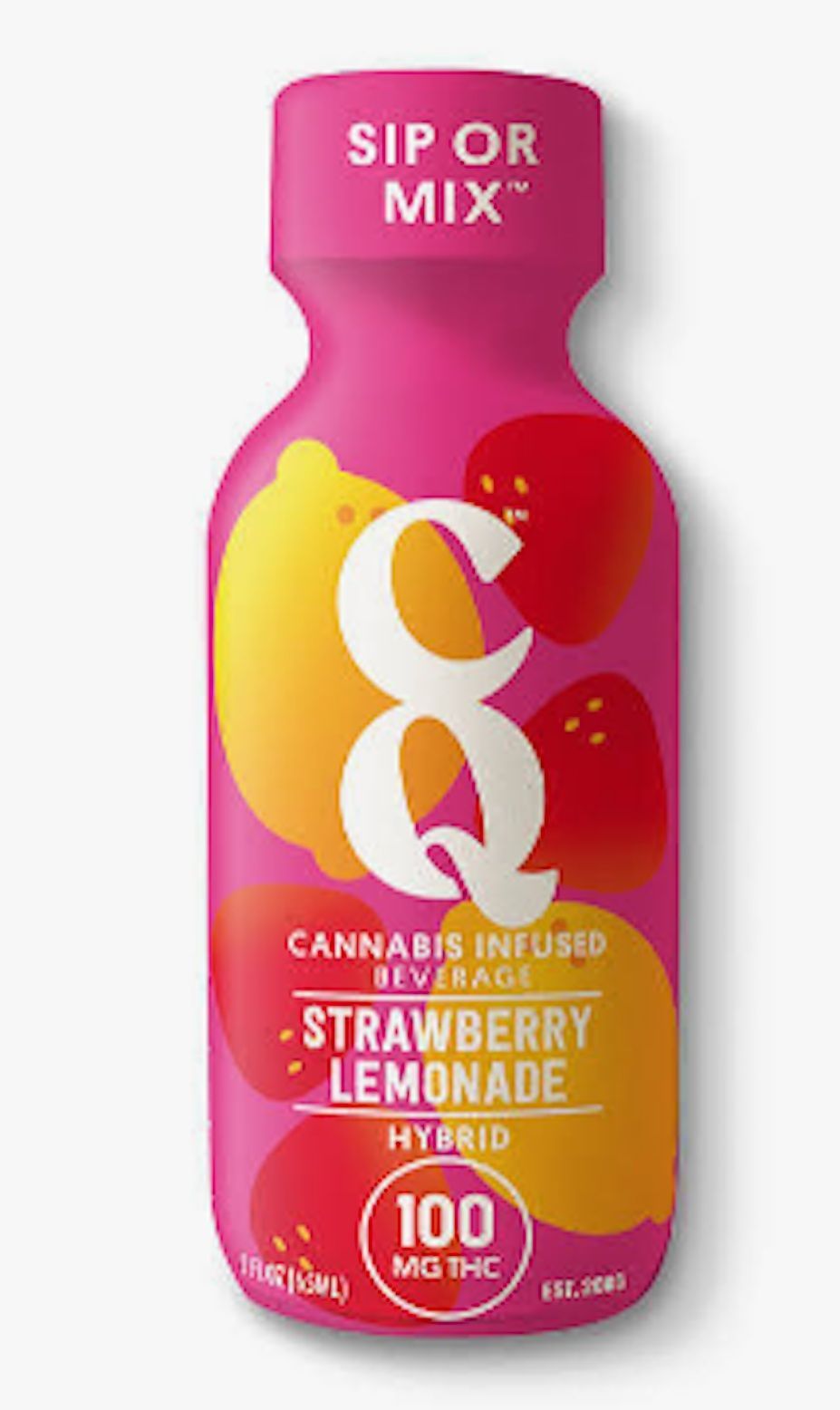 CQ Drinks | Strawberry Lemonade | Cannabis Infused Shot | 100mg
