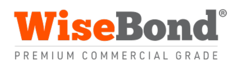 WiseBond logo with orange and gray text and the tagline “Premium Commercial Grade”
