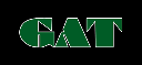 A logo for GAT global appraisal tech on a black background