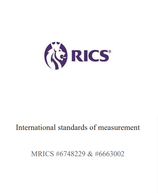 RICS international standards of measurement