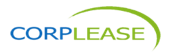 The corplease logo is blue and green on a white background.
