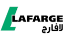 The lafarge logo is green and black on a white background.