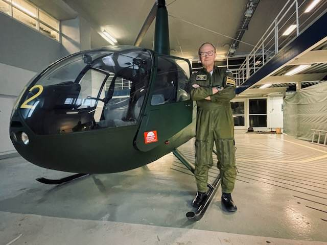 helikoptersimulator för kickoff eller kompisgänget