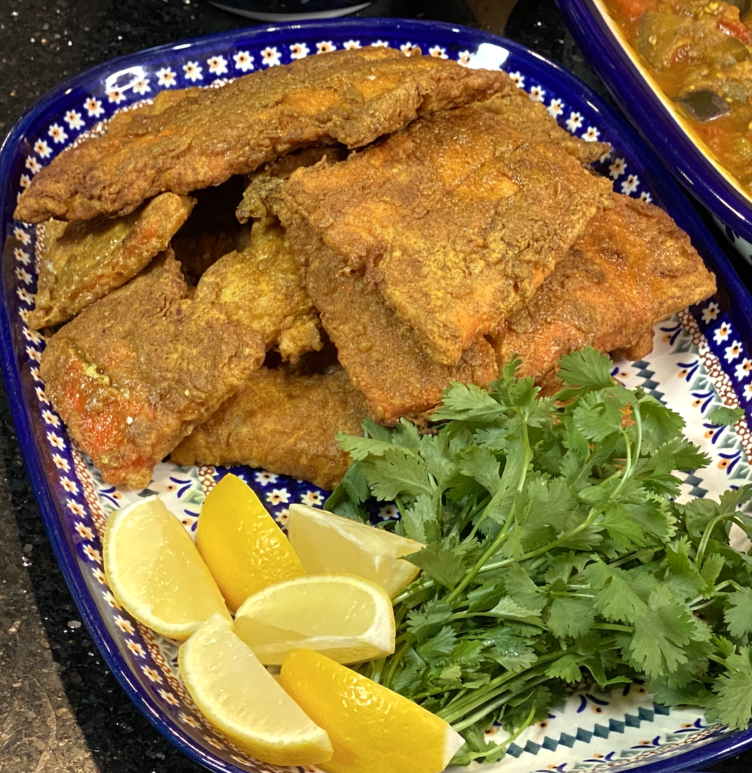 Indian style fried fish