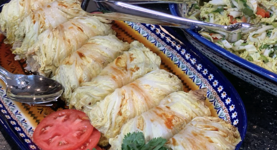 Asian Style Napa Cabbage Rolls