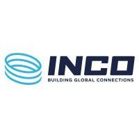 Es un logotipo para una empresa llamada inco building global connection.