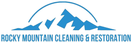 Blue mountain logo with the text “Rocky Mountain Cleaning & Restoration”