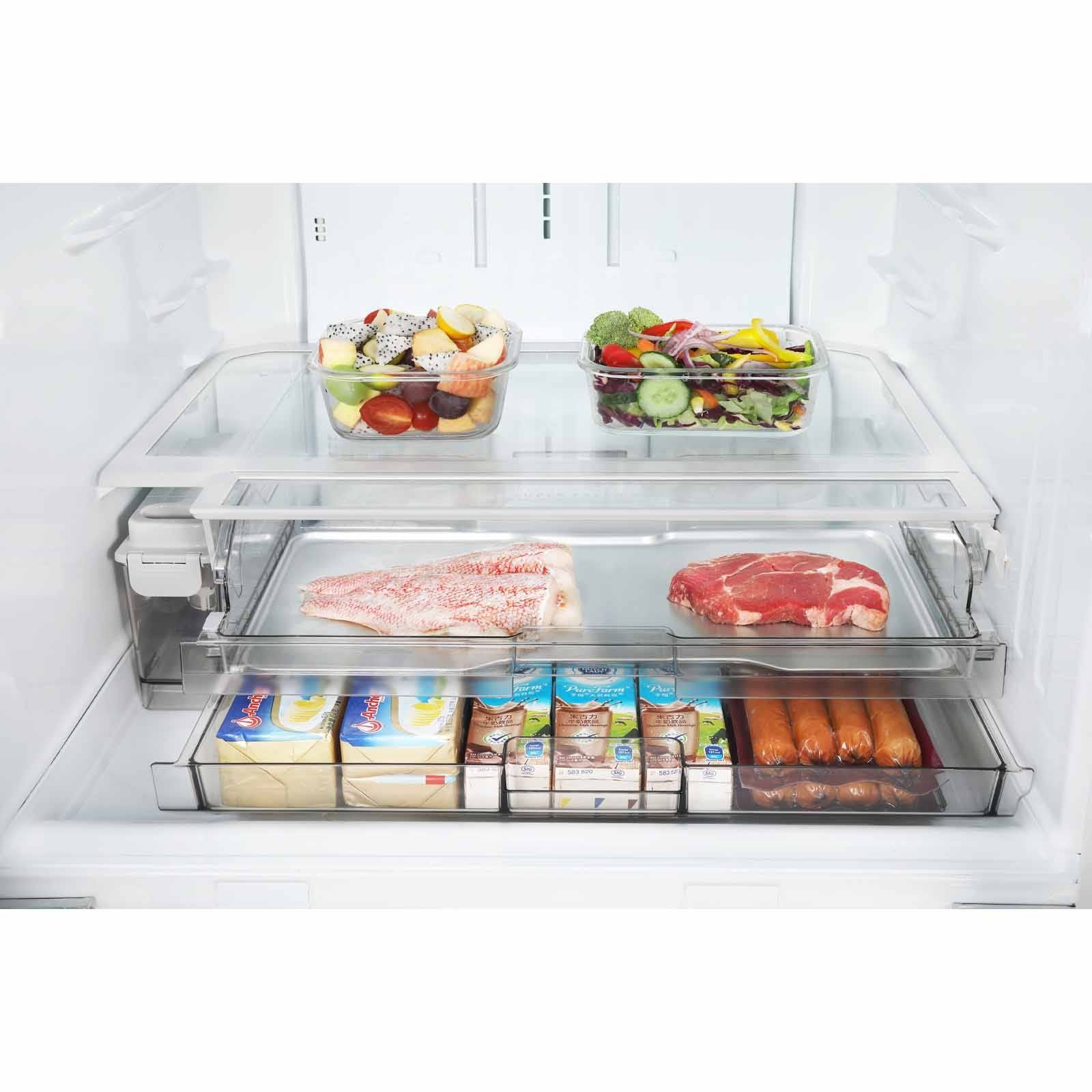 TOSHIBA GR-RM593WE-PGX(B3) MULTIDOOR FRIDGE (451L) - FUJI WHITE GLASS