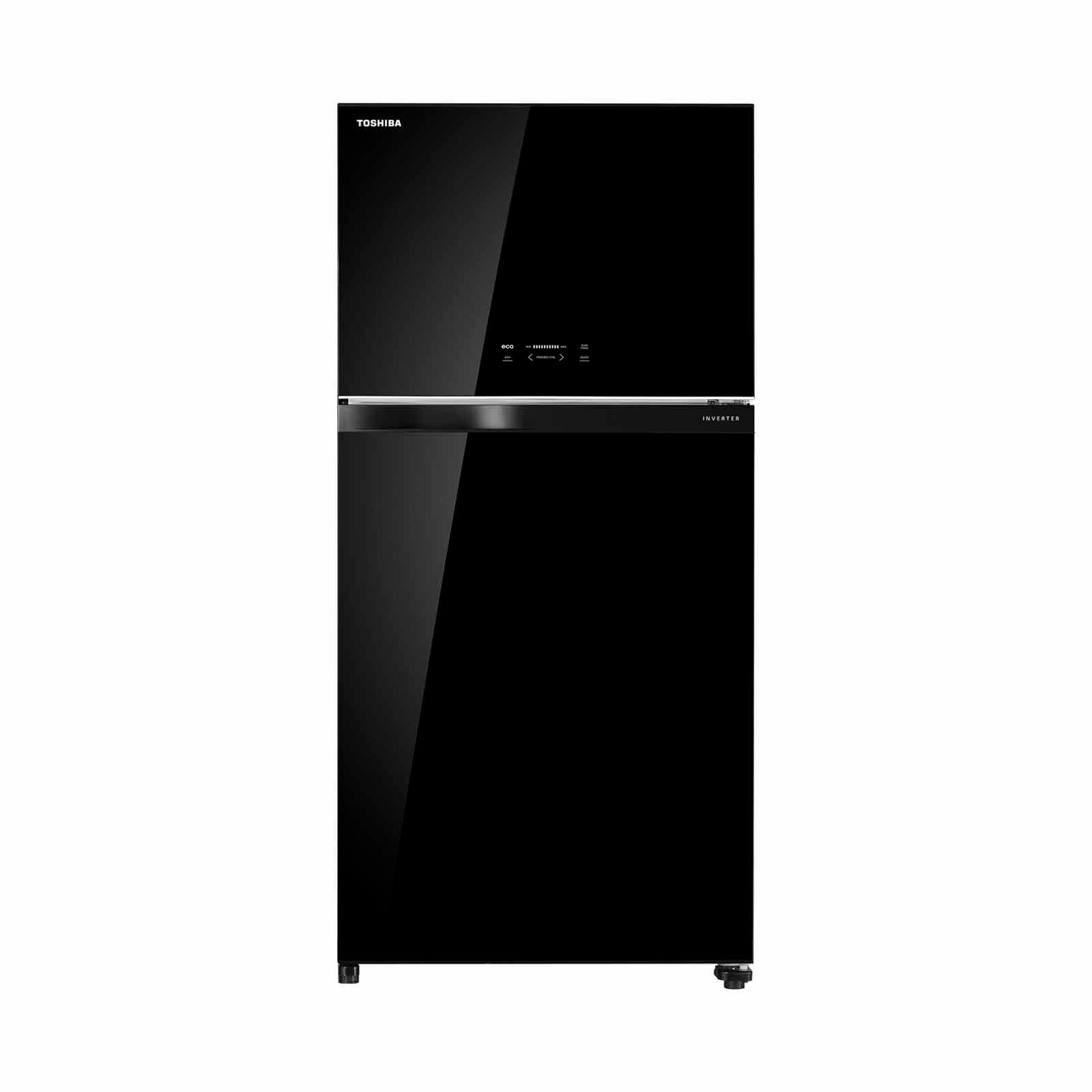 TOSHIBA GR-RT735WE-PGX(XK) 2 DR FRIDGE (548L) - BLACK GLASS