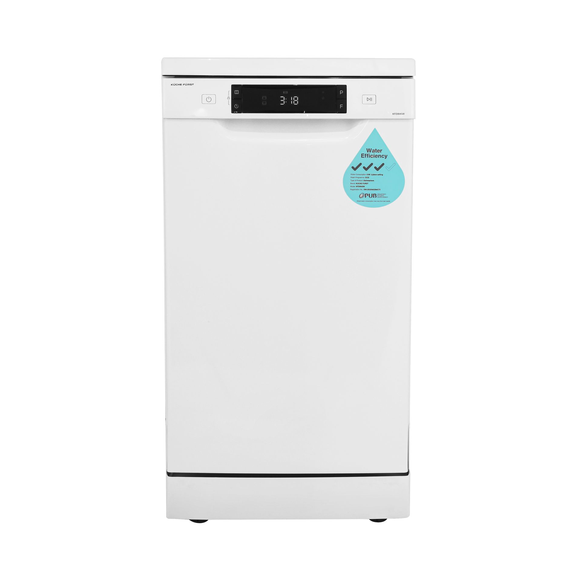 Kuche Furst 45cm Dishwasher KFDW45W