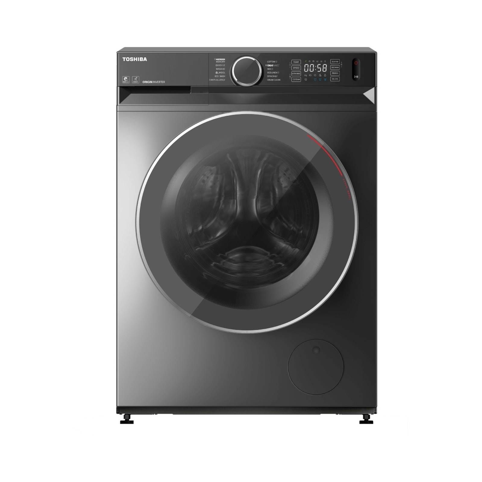 Toshiba 9.5Kg Steam Wash Front Load Washing Machine TW-BK105G4S