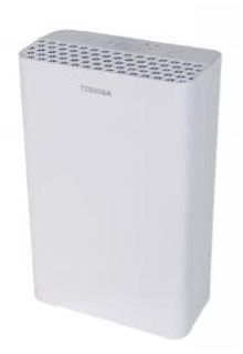 A white toshiba box on a white background