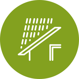 Illustration of a gutter system