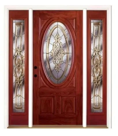 Mahogany Woodgrain door picture