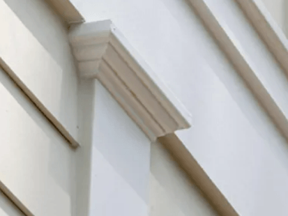 Trim and fascia upclose