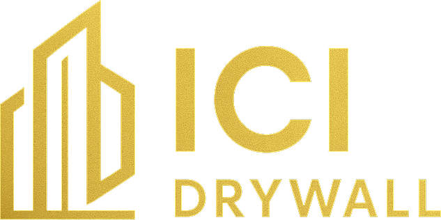 ICI Drywall business card with phone number (818) 402-7951