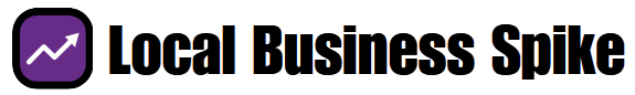 A logo for local business spike a service of webstoreseo