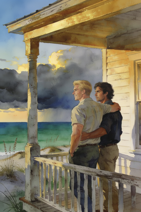 Cover art for a romance novel by Cade Morrow.