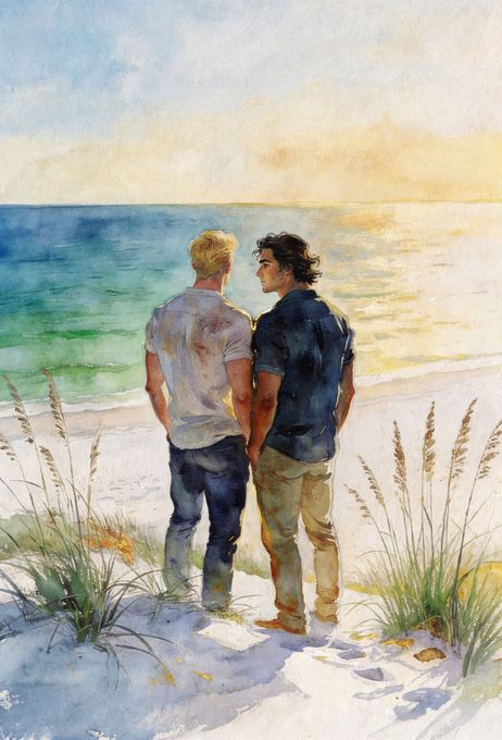 Cover art for a romance novel by Cade Morrow.